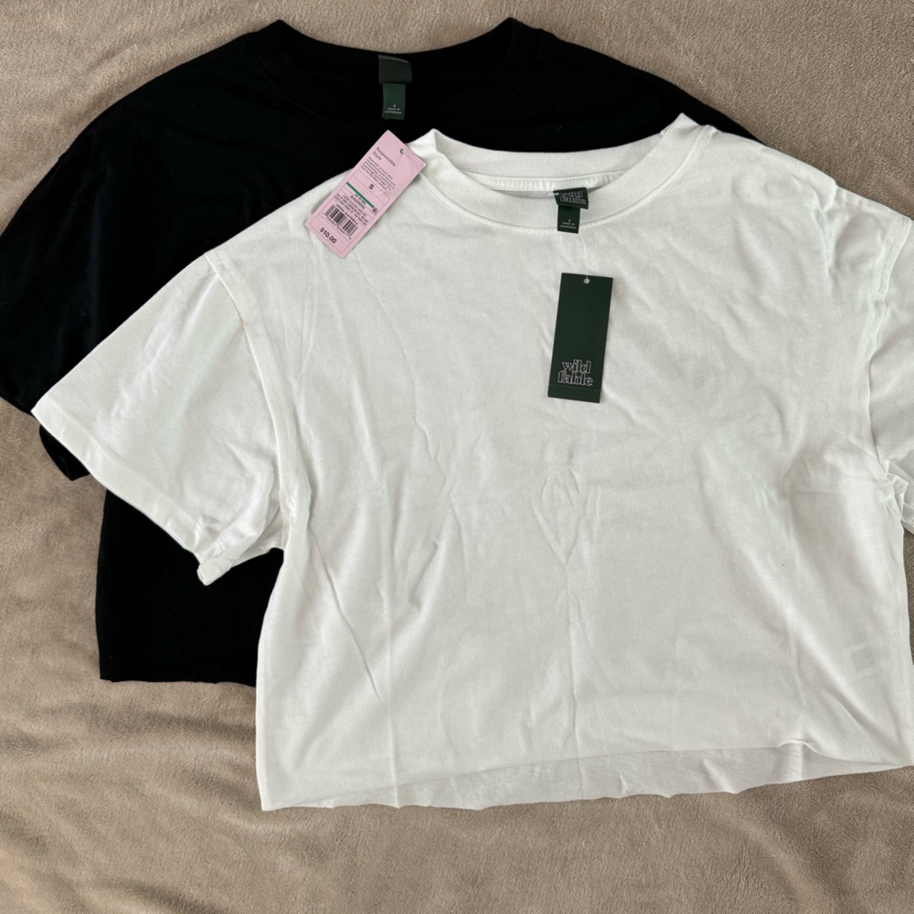 Wild Fable cropped t-shirt - bundle of 2